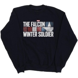 textil Hombre Sudaderas Marvel The Falcon And The Winter Soldier Logo Azul