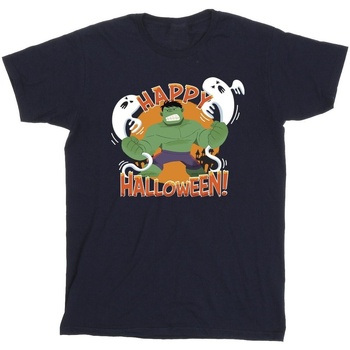 textil Niño Tops y Camisetas Marvel Hulk Happy Halloween Azul