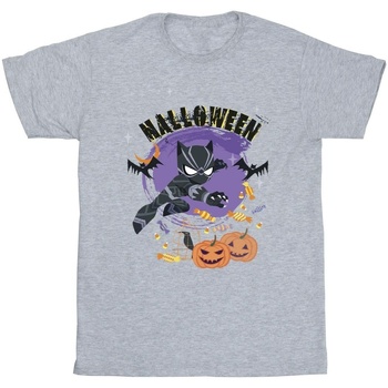 textil Niño Camisetas manga corta Marvel Black Panther Halloween Gris