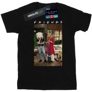 textil Hombre Camisetas manga larga Friends Joey Turkey Negro