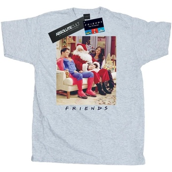 textil Hombre Camisetas manga larga Friends Superman And Santa Gris