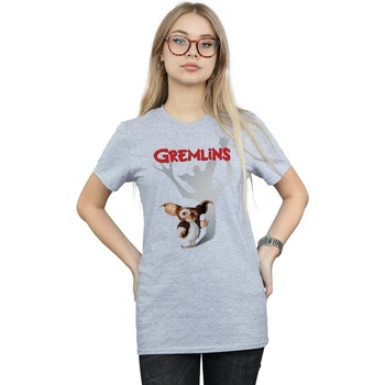 textil Mujer Camisetas manga larga Gremlins Gizmo Shadow Gris