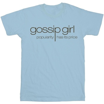 textil Mujer Camisetas manga larga Gossip Girl BI25922 Azul
