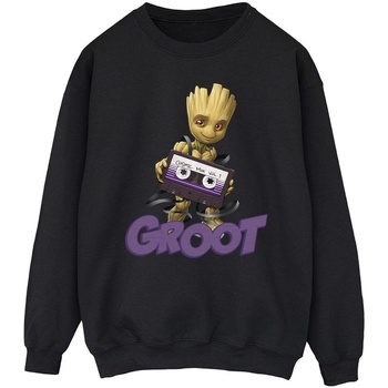 textil Hombre Sudaderas Guardians Of The Galaxy Groot Casette Negro