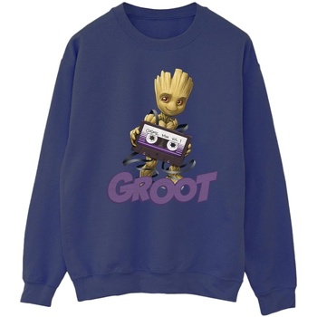 textil Hombre Sudaderas Guardians Of The Galaxy Groot Casette Azul