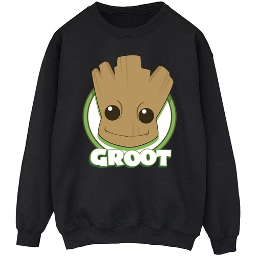 textil Hombre Sudaderas Guardians Of The Galaxy Groot Badge Negro