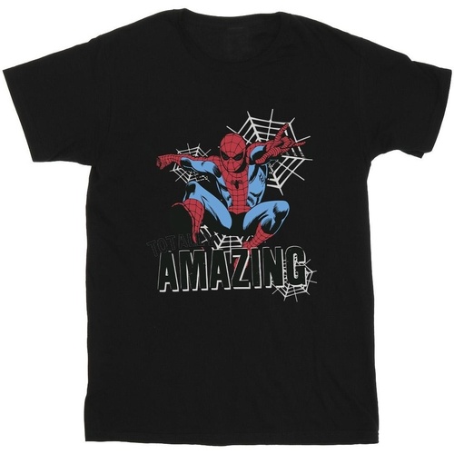 textil Niña Camisetas manga larga Marvel Spider-Man Amazing Negro