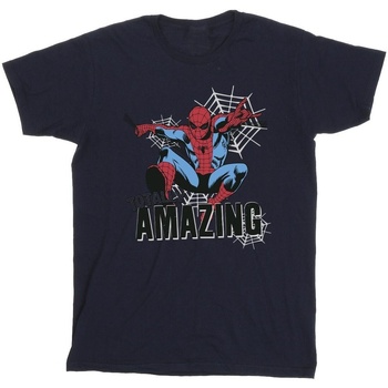 textil Niña Camisetas manga larga Marvel Spider-Man Amazing Azul