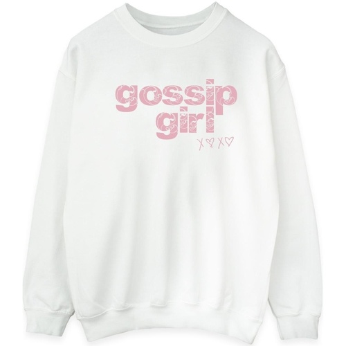 textil Hombre Sudaderas Gossip Girl Swirl Logo Blanco