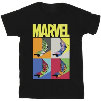 textil Niña Camisetas manga larga Marvel Spider-Man Pop Art Negro