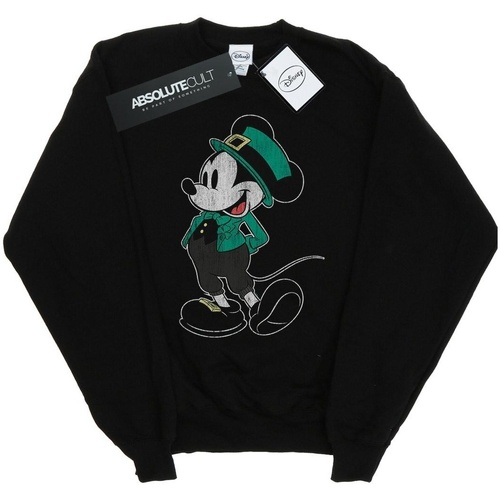 textil Mujer Sudaderas Disney Mickey Mouse St Patrick Costume Negro