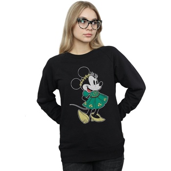 textil Mujer Sudaderas Disney Minnie Mouse St Patrick's Day Costume Negro