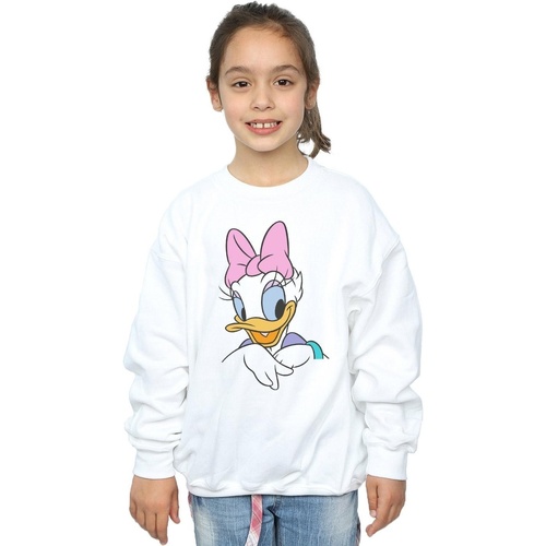 textil Niña Sudaderas Disney Daisy Duck Big Portrait Blanco