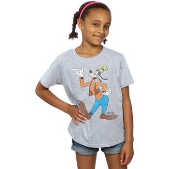 textil Niña Camisetas manga larga Disney Classic Goofy Gris