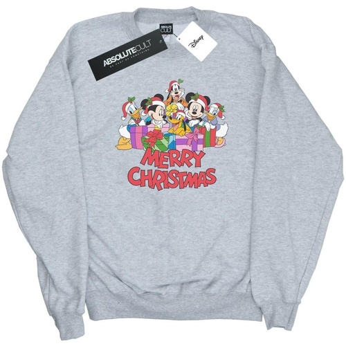 textil Mujer Sudaderas Disney Mickey Mouse And Friends Christmas Gris