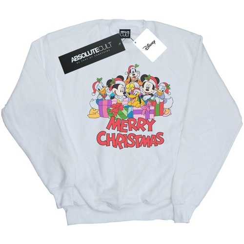 textil Mujer Sudaderas Disney Mickey Mouse And Friends Christmas Blanco