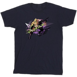 textil Hombre Camisetas manga larga Marvel Guardians Of The Galaxy Abstract Drax Azul