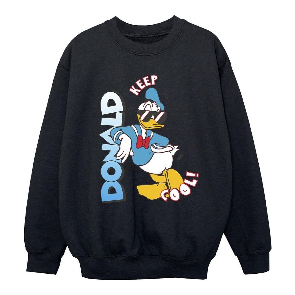 textil Niña Sudaderas Disney Donald Duck Cool Negro