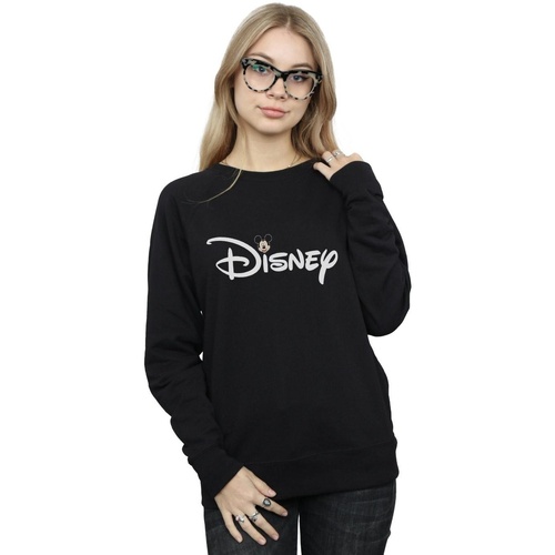 textil Mujer Sudaderas Disney Mickey Mouse Logo Head Negro