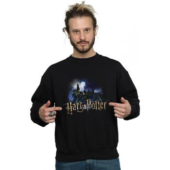 textil Hombre Sudaderas Harry Potter Hogwarts Castle Negro