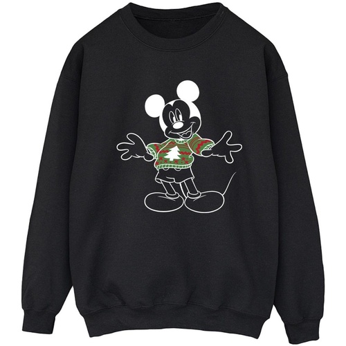 textil Mujer Sudaderas Disney Mickey Mouse Xmas Jumper Negro