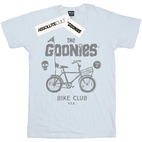 textil Hombre Camisetas manga larga Goonies Bike Club Blanco