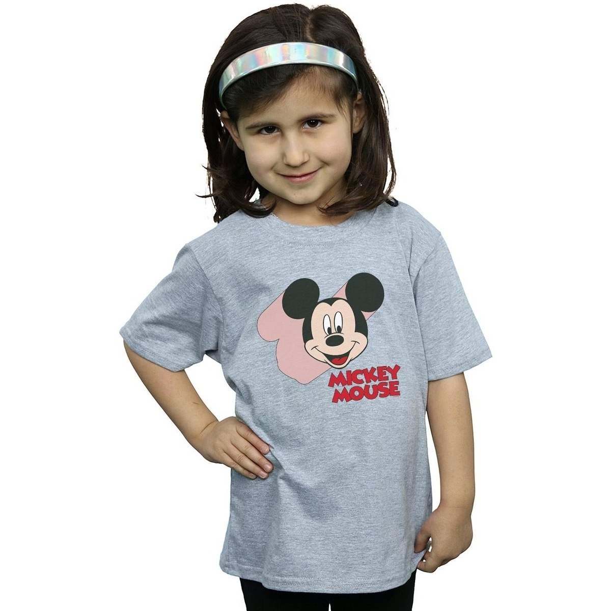 textil Niña Camisetas manga larga Disney Mickey Mouse Move Gris