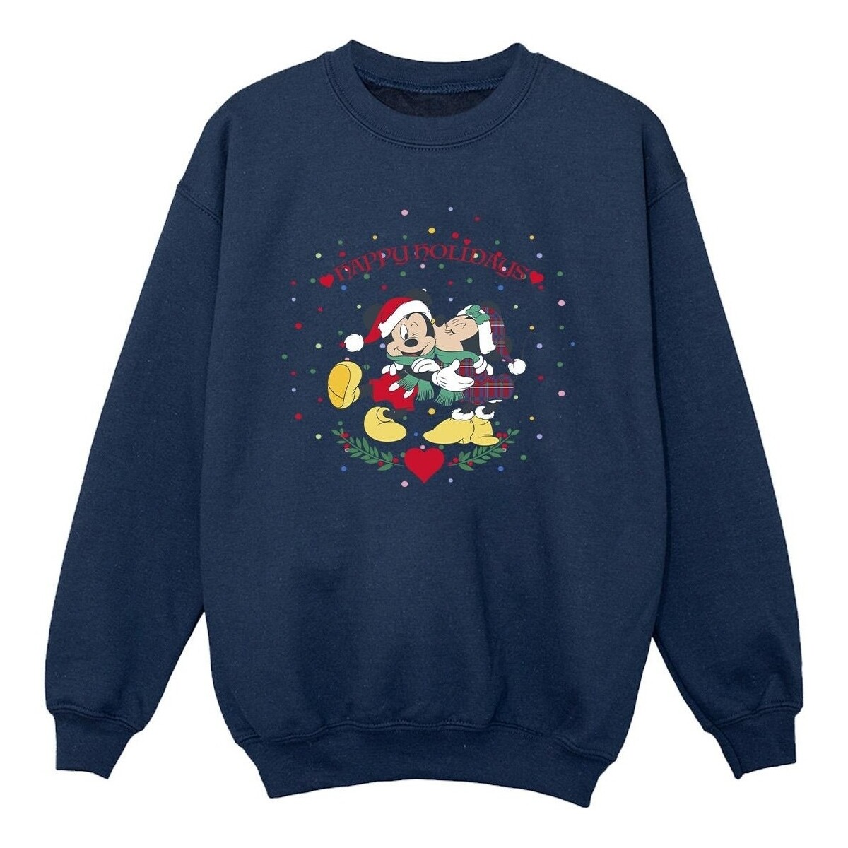 textil Niña Sudaderas Disney Mickey Mouse Mickey Minnie Christmas Azul