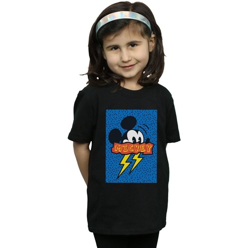 textil Niña Camisetas manga larga Disney Mickey Mouse 90s Flash Negro