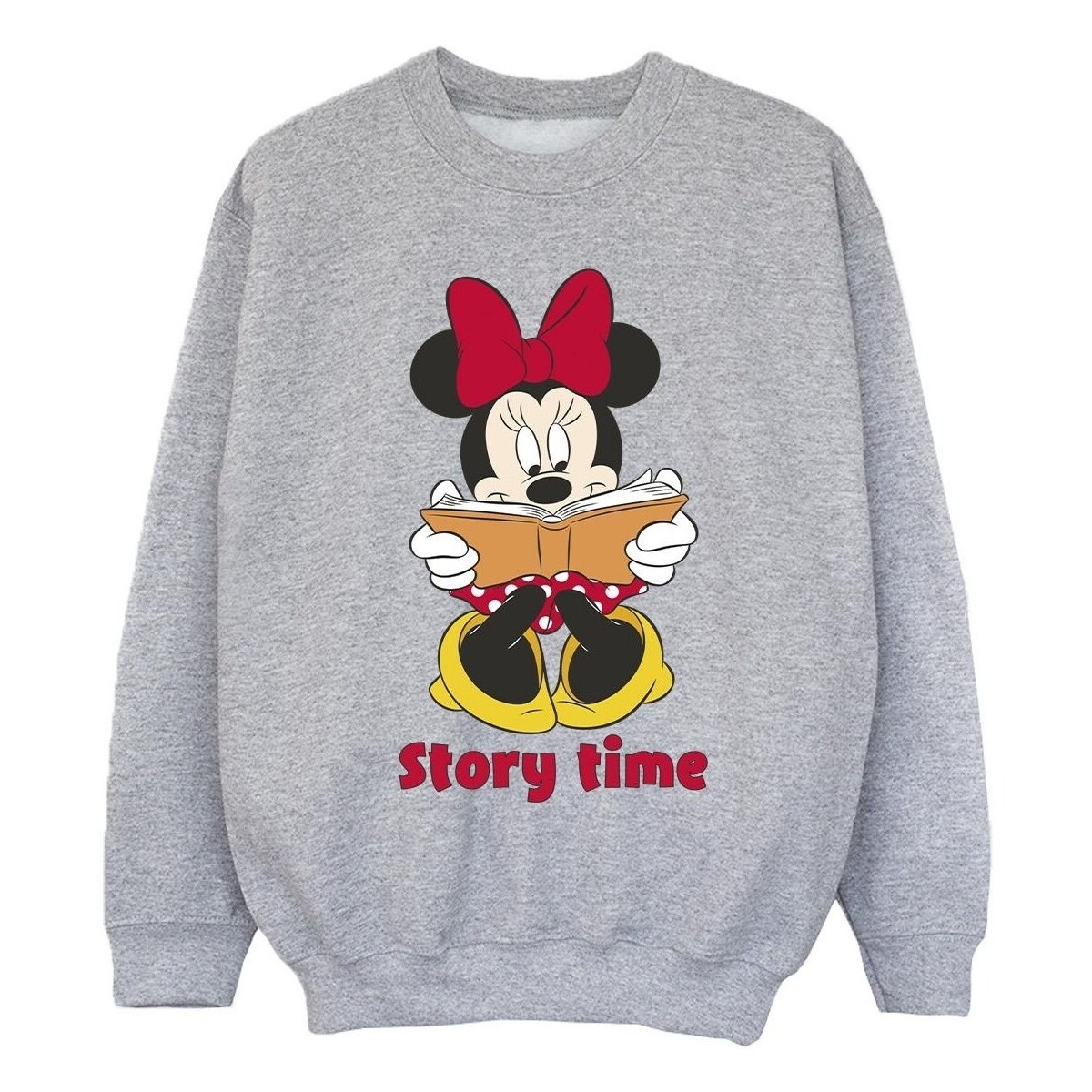 textil Niña Sudaderas Disney Minnie Mouse Story Time Gris