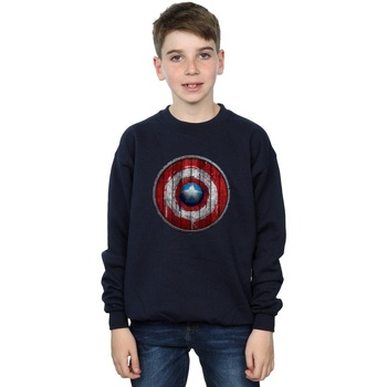 textil Niño Sudaderas Marvel Captain America Wooden Shield Azul
