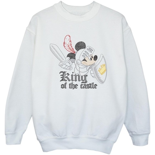 textil Niña Sudaderas Disney Mickey Mouse King Of The Castle Blanco