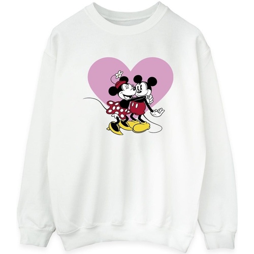textil Mujer Sudaderas Disney Mickey Mouse Love Languages Blanco
