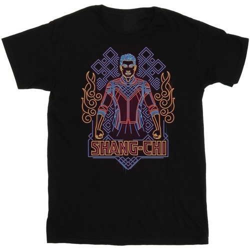 textil Niño Tops y Camisetas Marvel Shang-Chi And The Legend Of The Ten Rings Neon Negro