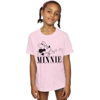 textil Niña Camisetas manga larga Disney Minnie Mouse Kiss Rojo