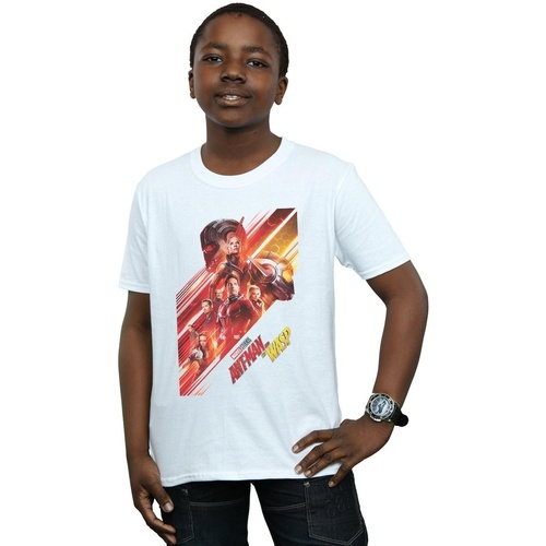 textil Niño Camisetas manga corta Marvel Studios Ant-Man And The Wasp Poster Blanco