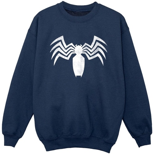 textil Niño Sudaderas Marvel Venom Spider Logo Emblem Azul