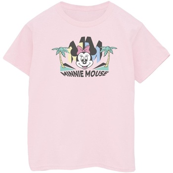 textil Niña Camisetas manga larga Disney Minnie MM Palm Rojo