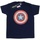 textil Niño Camisetas manga corta Marvel Captain America Sketched Shield Azul
