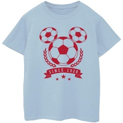 textil Niña Camisetas manga larga Disney Mickey Football Head Azul