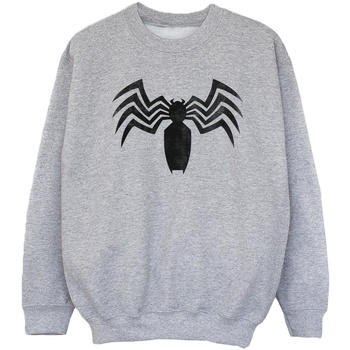 textil Niña Sudaderas Marvel Venom Spider Logo Emblem Gris