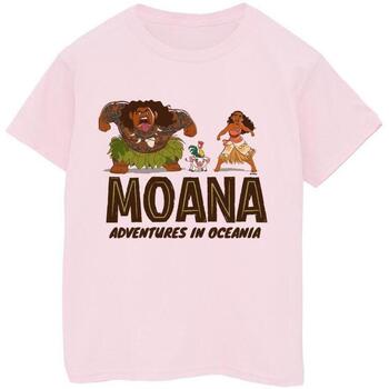textil Niña Camisetas manga larga Disney Moana Adventures in Oceania Rojo
