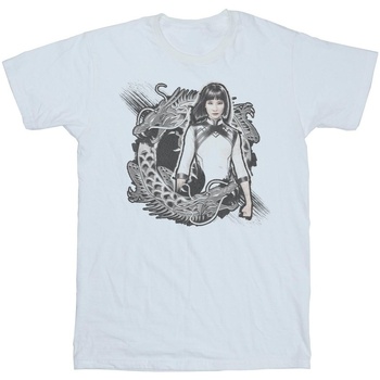 textil Niña Camisetas manga larga Marvel Shang-Chi And The Legend Of The Ten Rings Xialing Dragon Blanco