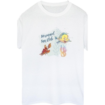 textil Mujer Camisetas manga larga Disney The Little Mermaid Club Blanco