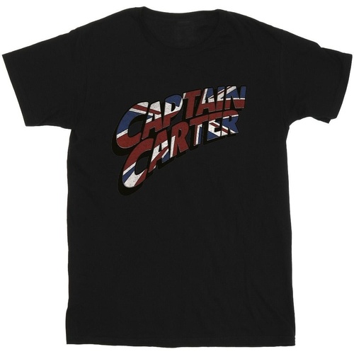 textil Niño Camisetas manga corta Marvel What If Captain Carter Negro