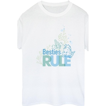 textil Mujer Camisetas manga larga Disney The Little Mermaid Besties Blanco