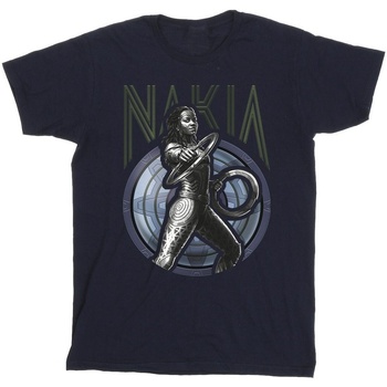 textil Niño Tops y Camisetas Marvel Wakanda Forever Nakia Shield Azul