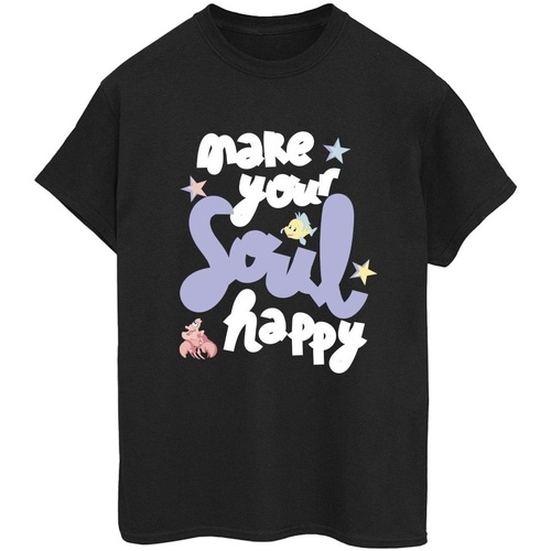 textil Mujer Camisetas manga larga Disney The Little Mermaid Happy Negro