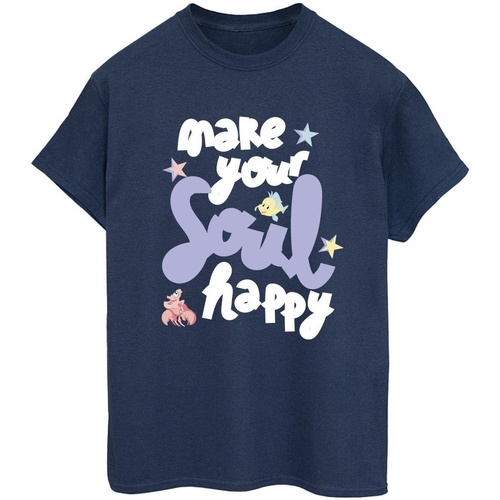 textil Mujer Camisetas manga larga Disney The Little Mermaid Happy Azul