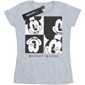 textil Mujer Camisetas manga larga Disney Mickey Mouse Wink Gris